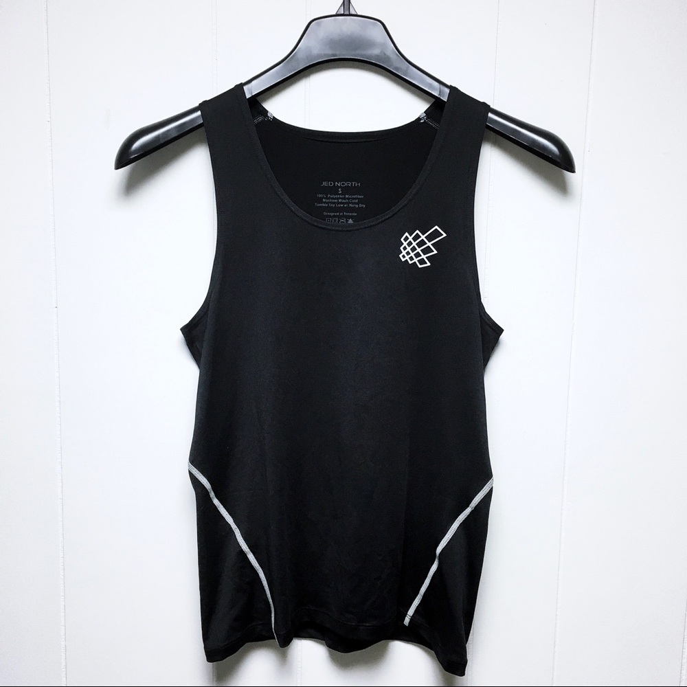 Men’s Black Bodybuilding Cardio Gym Tank Top S